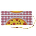 Pizza Table Pepperoni Sausage Roll Up Canvas Pencil Holder (S) View2