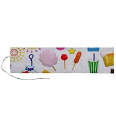 Summer Fair Food Goldfish Roll Up Canvas Pencil Holder (l) by Ravend