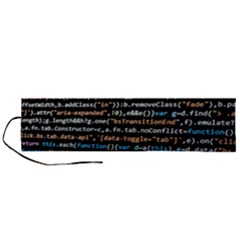 Close Up Code Coding Computer Roll Up Canvas Pencil Holder (l) by Amaryn4rt