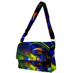 Light Texture Abstract Background Full Print Messenger Bag (l) by Amaryn4rt