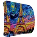 Eiffel Tower Starry Night Print Van Gogh Back Support Cushion View2