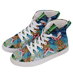 Cartoon Game Games Starry Night Doctor Who Van Gogh Parody Men s Hi-top Skate Sneakers by Modalart