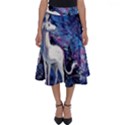 Unicorn Starry Night Print Van Gogh Perfect Length Midi Skirt View1