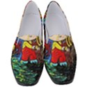 Cartoon Starry Night Vincent Van Gogh Women s Classic Loafer Heels View1