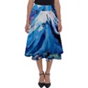 Mount Fuji Art Starry Night Van Gogh Perfect Length Midi Skirt View1