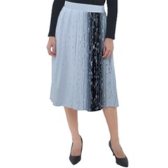 Rain Raindrop Drop Of Water Drip Classic Velour Midi Skirt  by Amaryn4rt