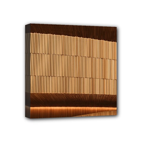 Architecture Art Boxes Brown Mini Canvas 4  X 4  (stretched) by Amaryn4rt
