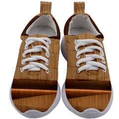 Architecture Art Boxes Brown Kids Athletic Shoes by Amaryn4rt