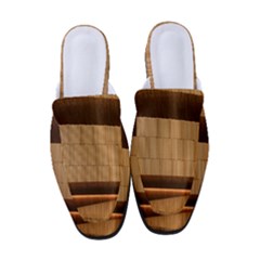 Architecture Art Boxes Brown Women s Classic Backless Heels by Amaryn4rt