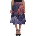 Adventure Psychedelic Mountain Perfect Length Midi Skirt View1
