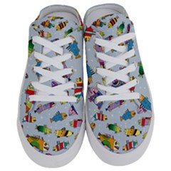 Fish Ocean Sea Water Diving Blue Half Slippers by Modalart