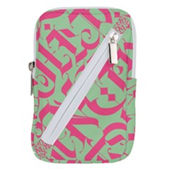 Pattern Ornament Gothic Style Elegant Font Tattoos Belt Pouch Bag (large) by Bedest