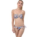 Full Color Flash Tattoo Patterns Twist Bandeau Bikini Set View1