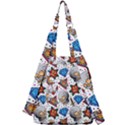 Full Color Flash Tattoo Patterns Center Zip Backpack View2