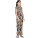 Tattoo Pattern Kids  Sleeveless Ruffle Edge Band Collar Chiffon One Piece View3