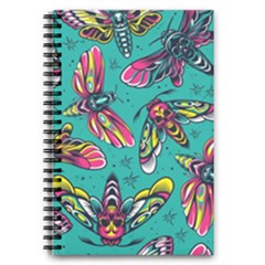 Vintage Colorful Insects Seamless Pattern 5 5  X 8 5  Notebook by Bedest