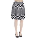 Geomtric Pattern Illusion Shapes Pleated Skirt View1