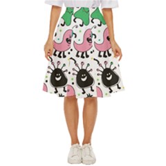 Funny Monster Pattern Classic Short Skirt by Pakjumat