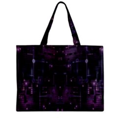 Geometric Art Digital Art Background Zipper Mini Tote Bag by Pakjumat