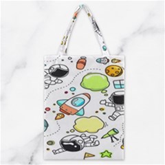 Sketch Cartoon Space Set Classic Tote Bag by Hannah976