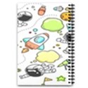 Sketch Cartoon Space Set 5.5  x 8.5  Notebook View2