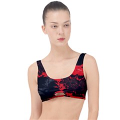 Red Black Fractal Mandelbrot Art Wallpaper The Little Details Bikini Top by Hannah976