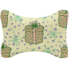 Purple Gifts On A Holy Night   Seat Head Rest Cushion by ConteMonfrey