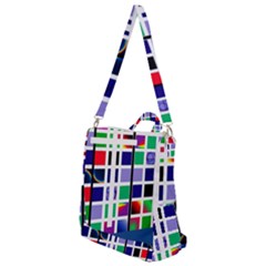 Color Graffiti Pattern Geometric Crossbody Backpack by Hannah976