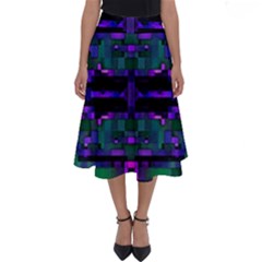 Abstract Pattern Desktop Wallpaper Perfect Length Midi Skirt by Hannah976