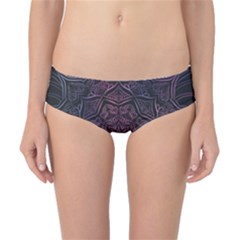 Mandala Neon Symmetric Symmetry Classic Bikini Bottoms by Hannah976