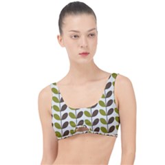 Leaf Plant Pattern Seamless The Little Details Bikini Top by Hannah976
