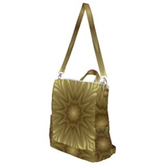 Background Pattern Golden Yellow Crossbody Backpack by Hannah976
