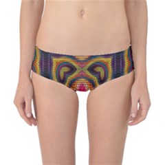 Kaleidoscope Art Pattern Ornament Classic Bikini Bottoms by Hannah976