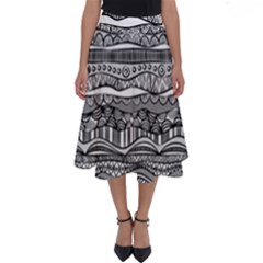 Ethno Seamless Pattern Perfect Length Midi Skirt by Hannah976