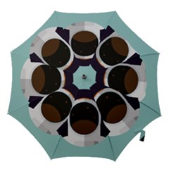 Astronaut Space Astronomy Universe Hook Handle Umbrellas (small) by Sarkoni