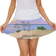 Vacation Island Sunset Sunrise Women s Skort by Sarkoni