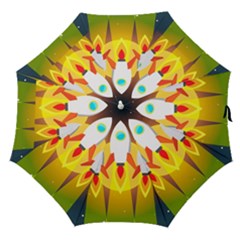 Rocket Take Off Missiles Cosmos Straight Umbrellas by Sarkoni