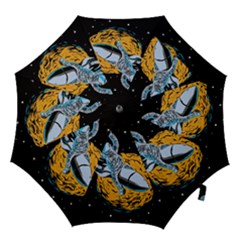 Astronaut Planet Space Science Hook Handle Umbrellas (large) by Sarkoni