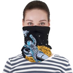 Astronaut Planet Space Science Face Seamless Bandana (adult) by Sarkoni