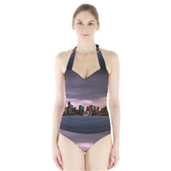 Sydney Australia Travel Oceania Halter Swimsuit by Grandong