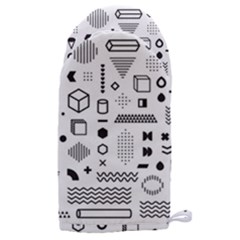 Pattern Hipster Abstract Form Geometric Line Variety Shapes Polkadots Fashion Style Seamless Microwave Oven Glove by Grandong