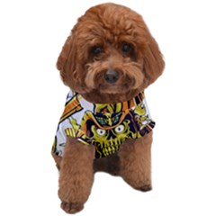 Cowboy Skeleton With Gun Illustration Dog T-shirt by Sarkoni