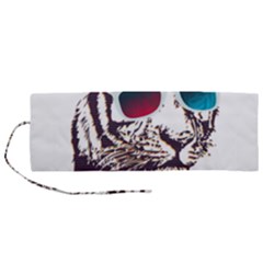 Krazy Katz 3d Tiger Roar Animal Roll Up Canvas Pencil Holder (m) by Sarkoni