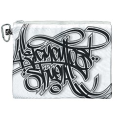 Hip Hop Music Drawing Art Graffiti Canvas Cosmetic Bag (xxl) by Sarkoni