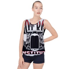 Vintage Car Hot Rod Motor Vehicle Bubble Hem Chiffon Tank Top by Sarkoni