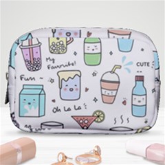 Drinks Cocktails Doodles Coffee Make Up Pouch (small) by Apen