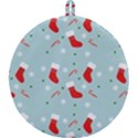 Christmas Pattern Round Trivet View2