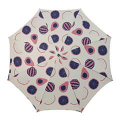 Fruits Halves Pattern Design Golf Umbrellas by Apen