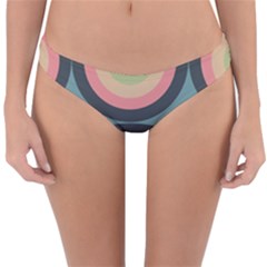 Circles Design Pattern Tile Reversible Hipster Bikini Bottoms by Ravend