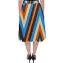 Pattern Triangle Design Repeat Classic Midi Skirt View2